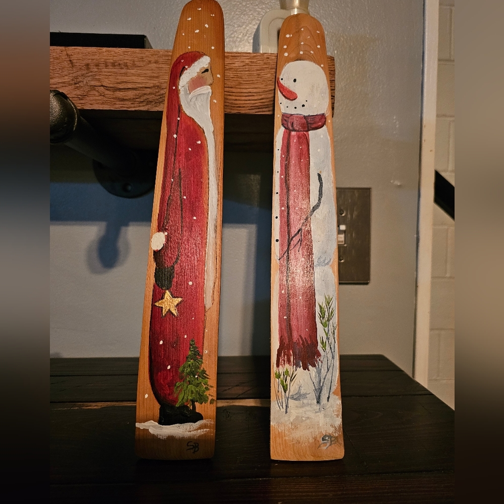 Wooden handmade decorations